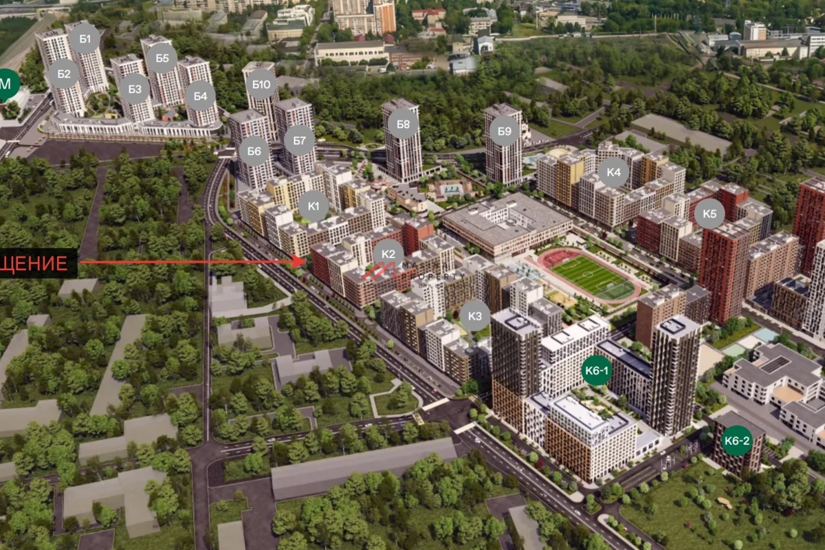 Продажа помещения с арендаторами в «LIFE-Варшавская»