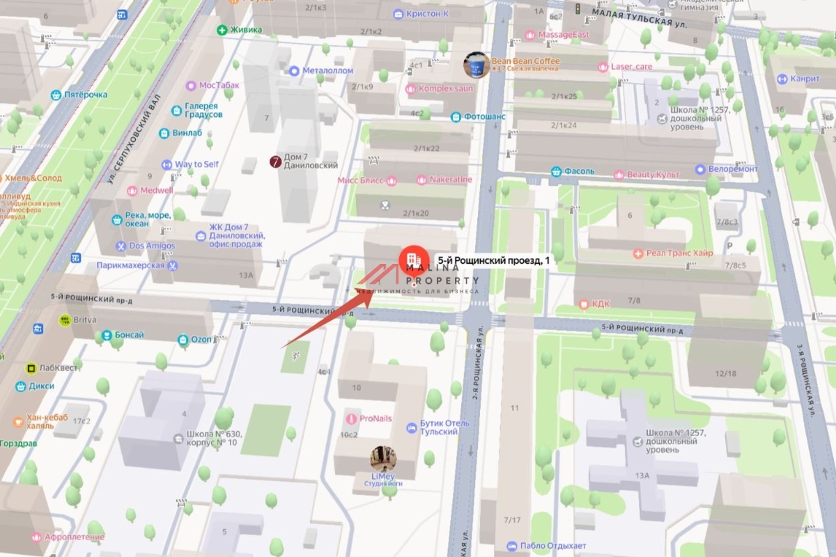 Аренда торгового помещения на метро Тульская