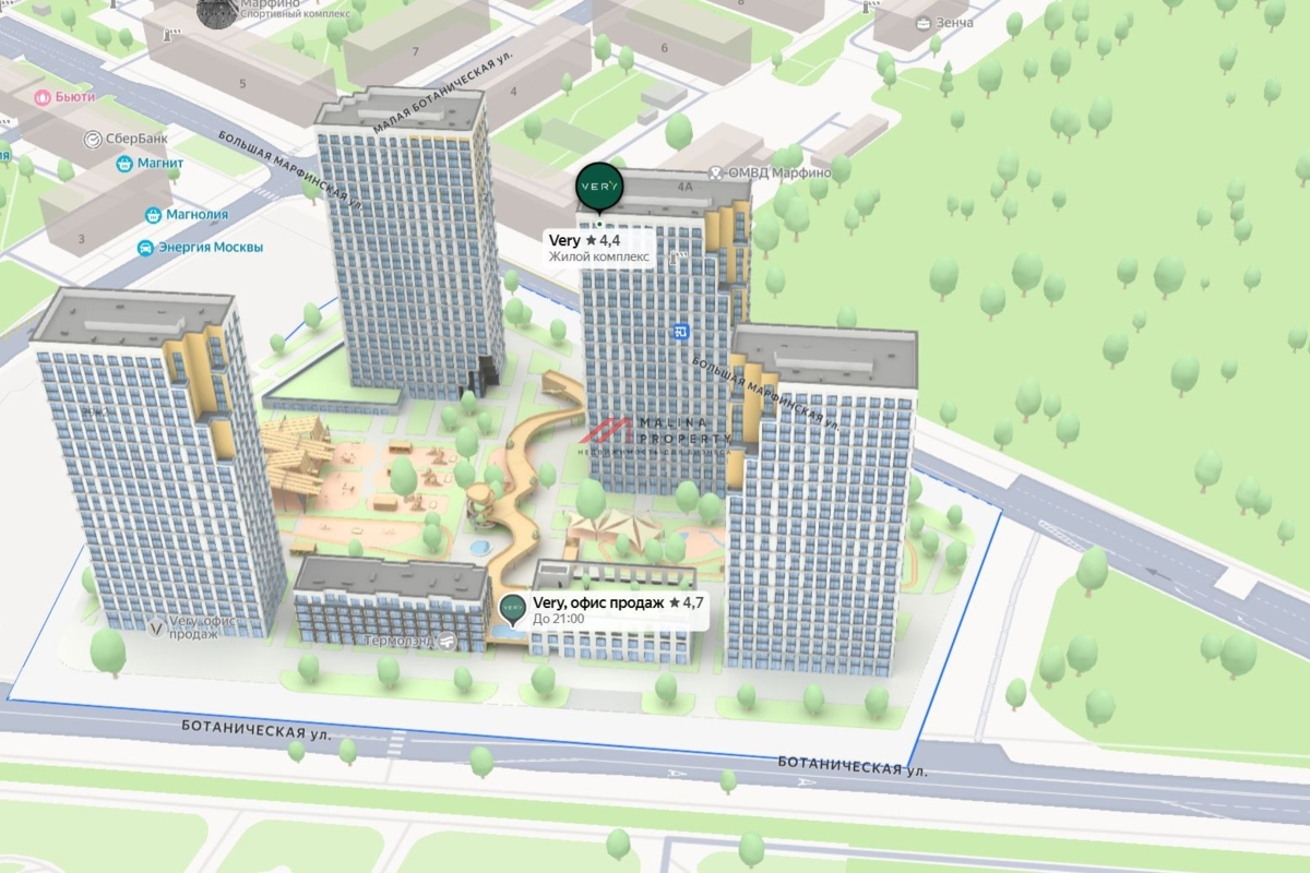 Аренда помещения под супермаркет в ЖК "Эко-квapтaл VERY"