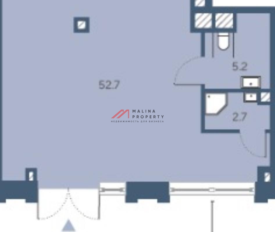 Аренда торгового помещения в ЖК "Wave" 