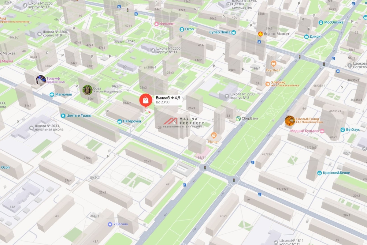 Продажа торгового помещения с арендаторами на Щёлковской