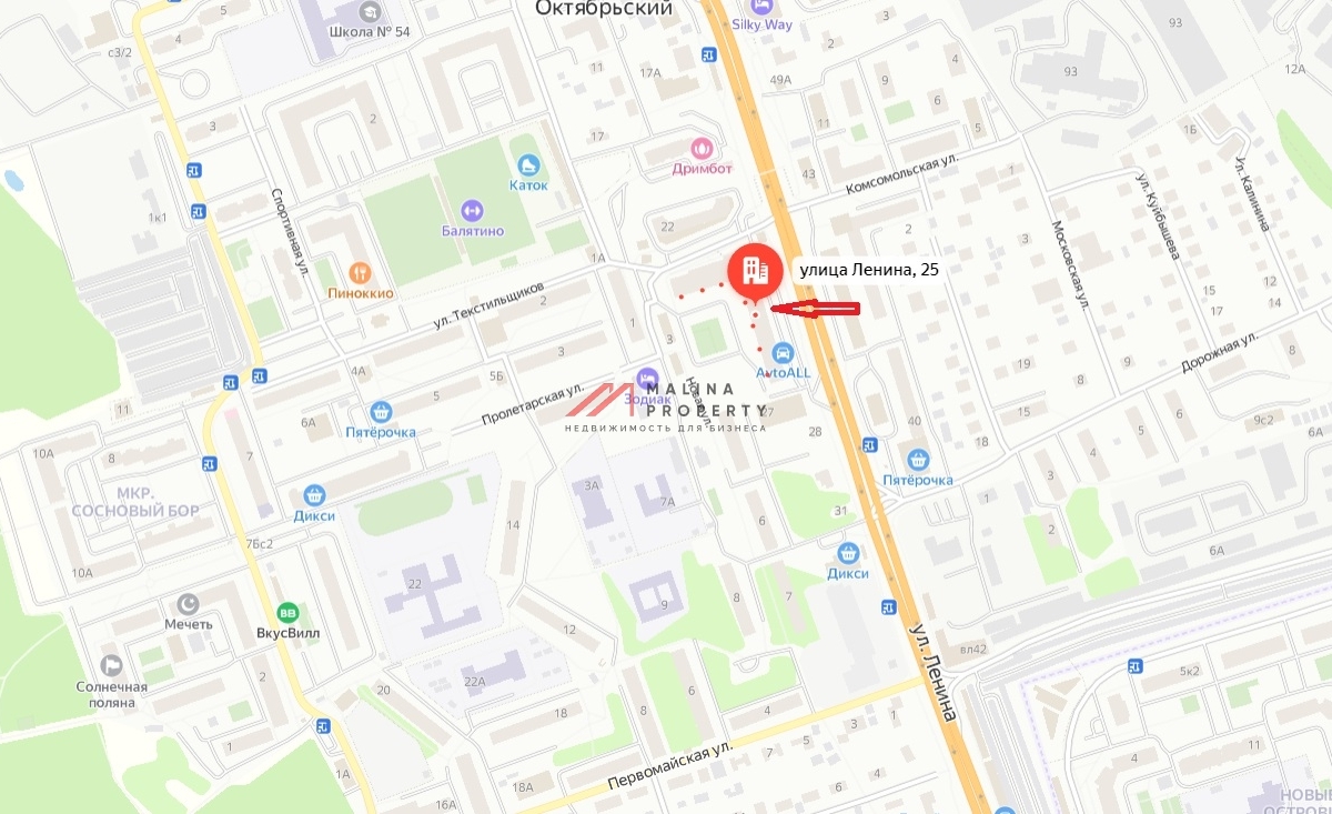 Продажа торгового помещения под арендный бизнес