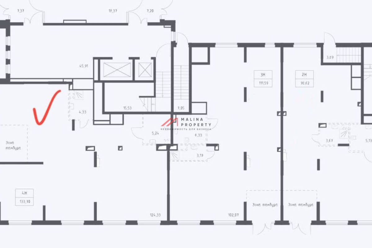 Продажа коммерческого помещения в ЖК "Остафьево" 