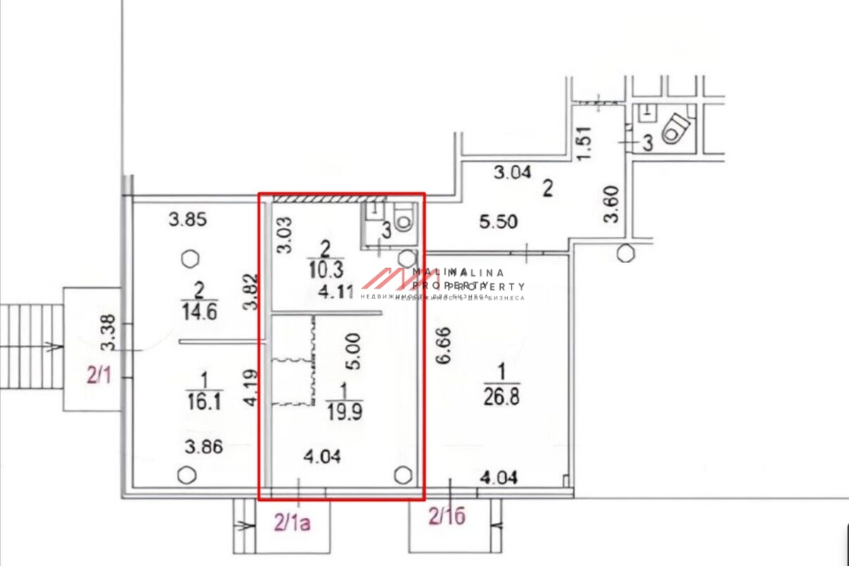 Продажа помещения с арендатором на Домодедовской