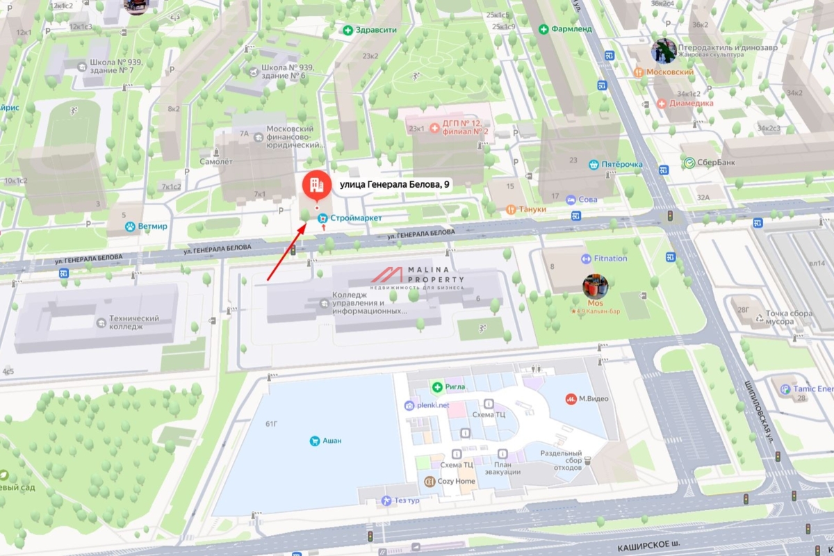 Продажа помещения с арендатором на Домодедовской