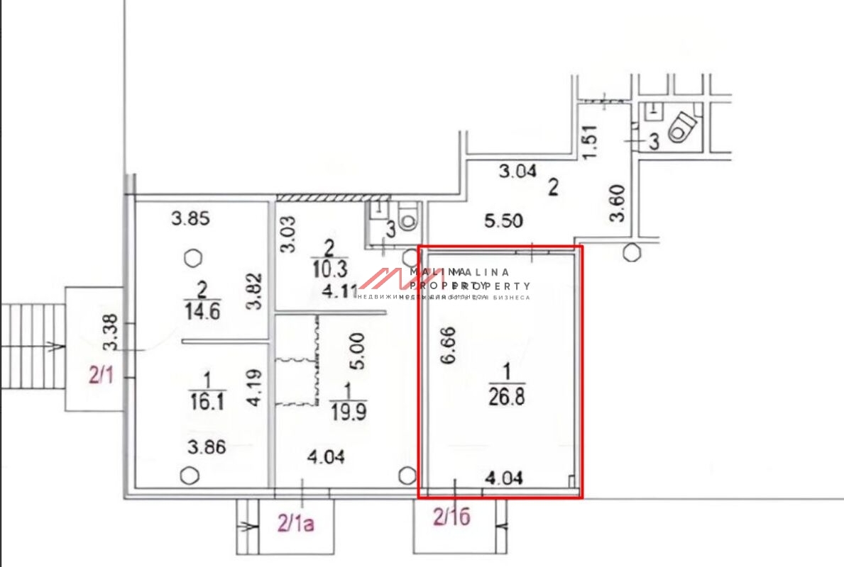 Продажа помещения с арендатором на Домодедовской