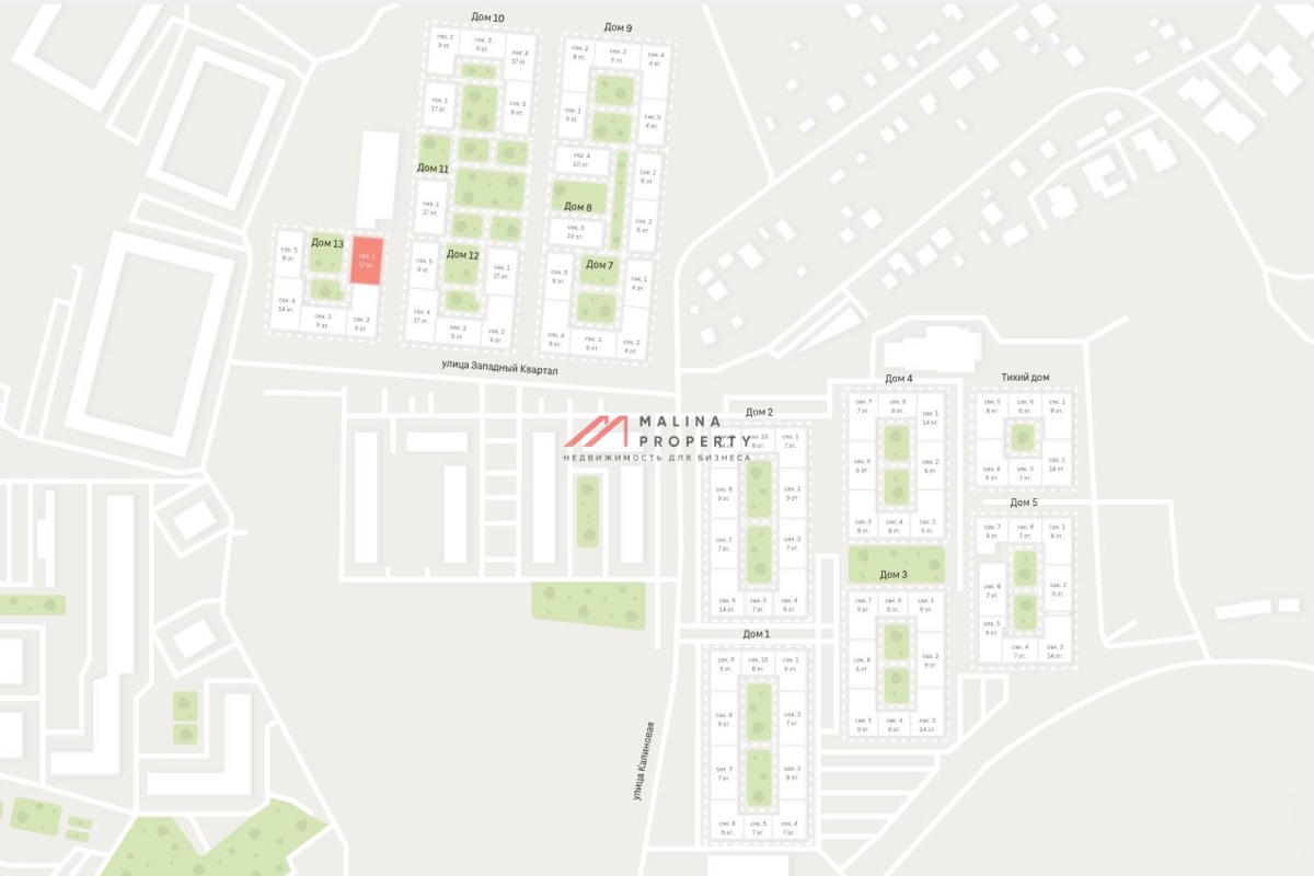 Продажа коммерческого помещения в "Первый квартал"