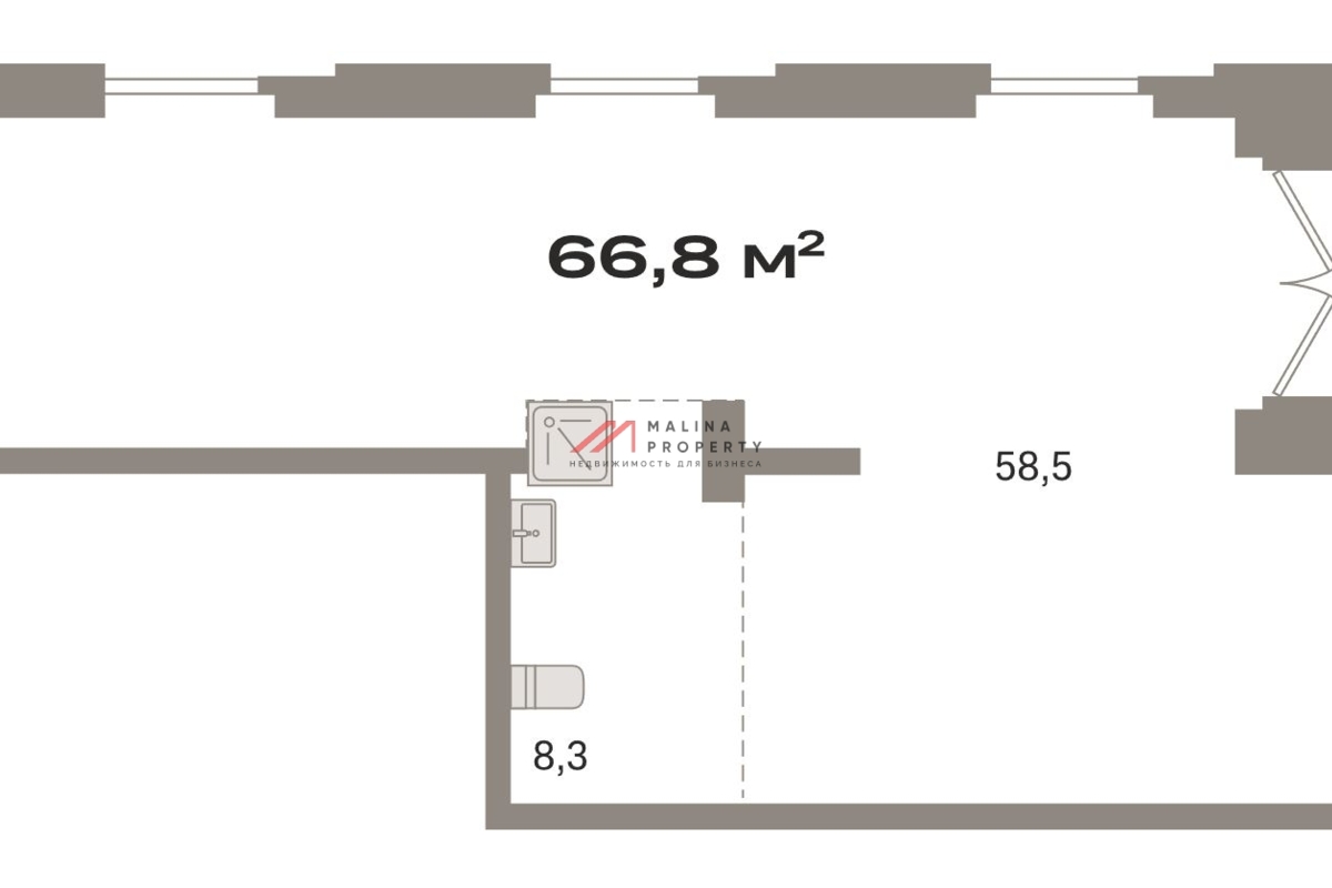 Продажа коммерческого помещения в "Первый квартал"