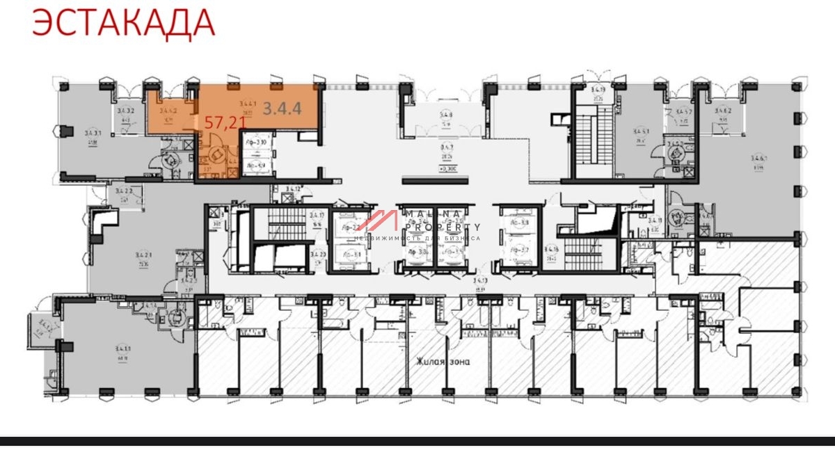 Продажа нежилого помещения в ЖК "Will Towers" 
