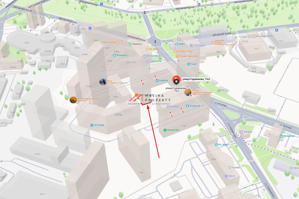 Аренда торгового помещения под общепит в ЖК «iLove»