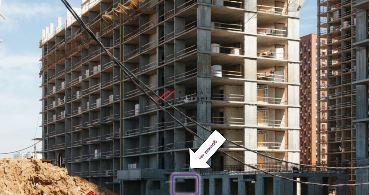 Продажа помещения с арендатором "Винлаб" в ЖК "Зелёный парк" 