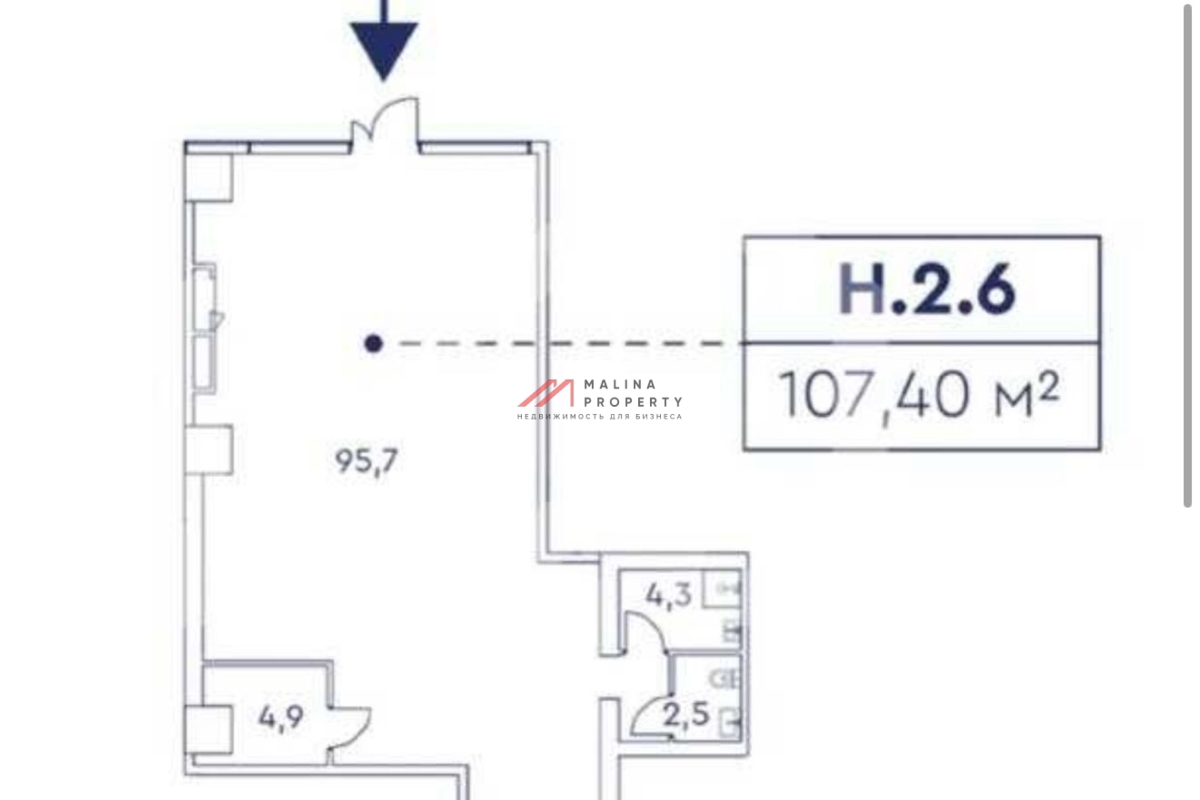 Продажа торгового помещения в ЖК "Мираполис"