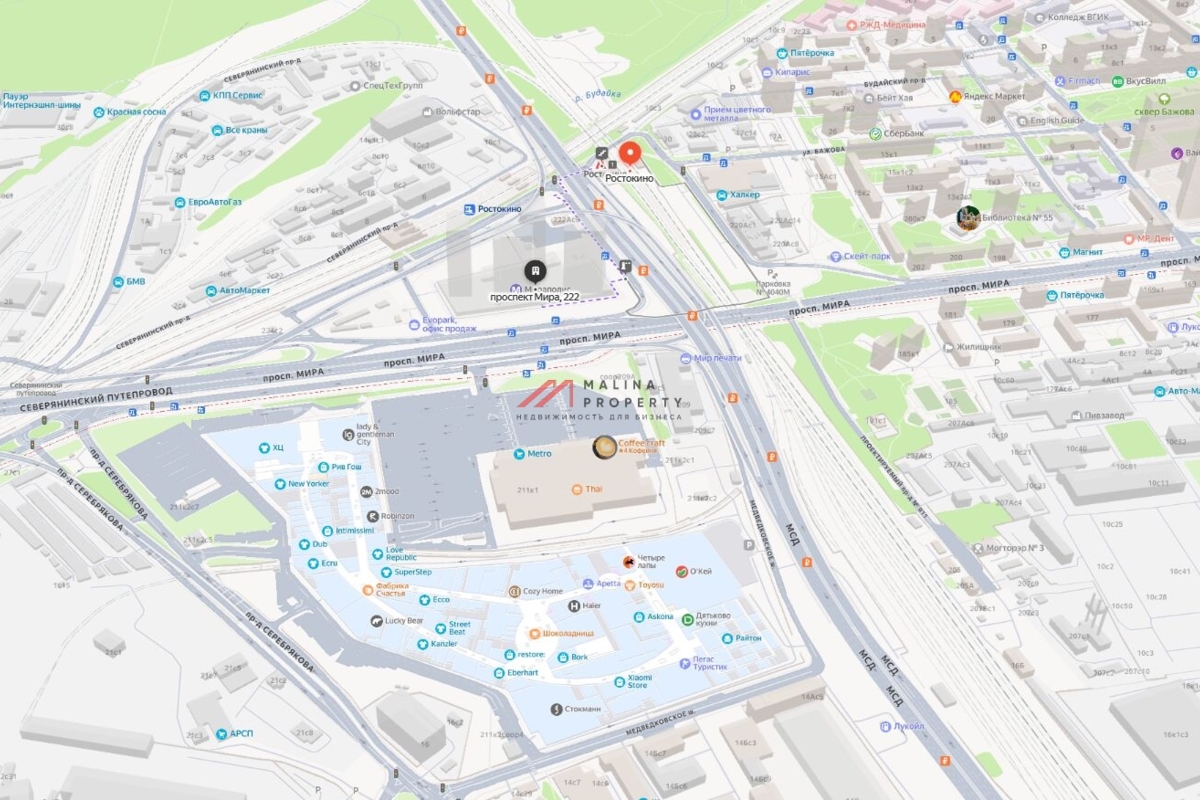 Продажа торгового помещения в ЖК "Мираполис"