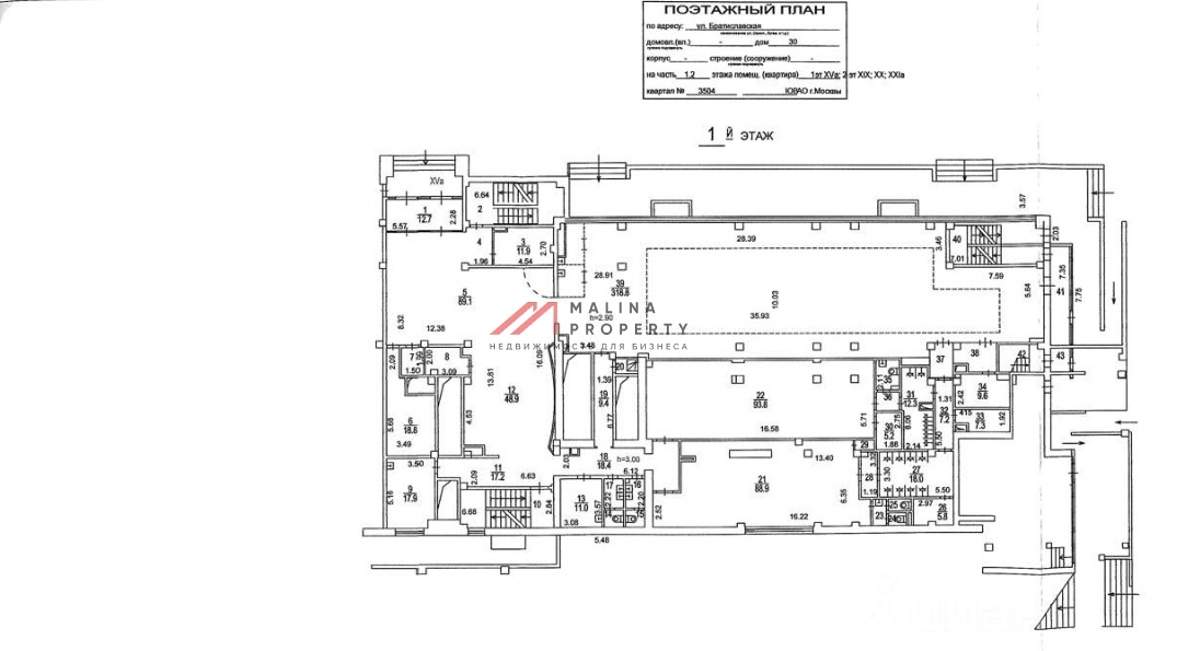 Аренда торгового помещения на Братиславской