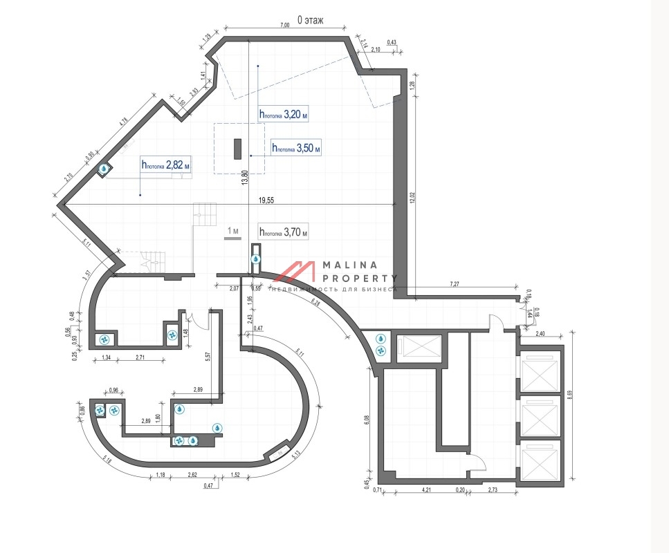 Продажа помещения под ресторан в бизнес центре Twist