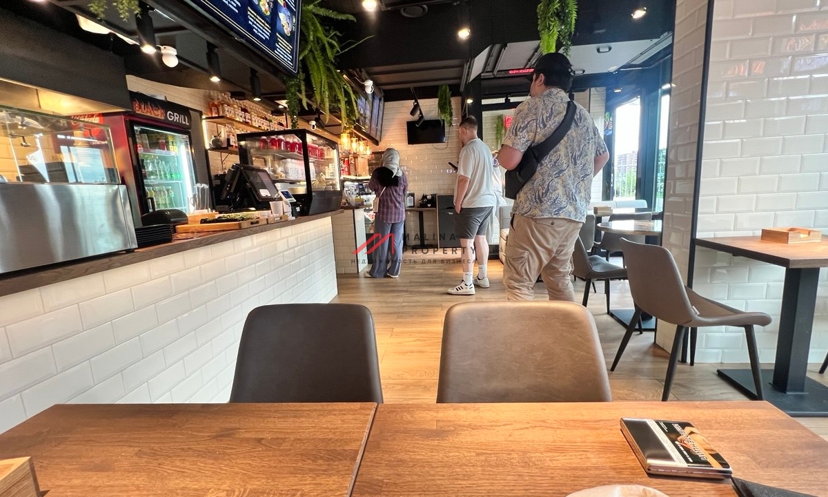 Продажа помещения с арендатором бургерная "BLACK GRIIL"