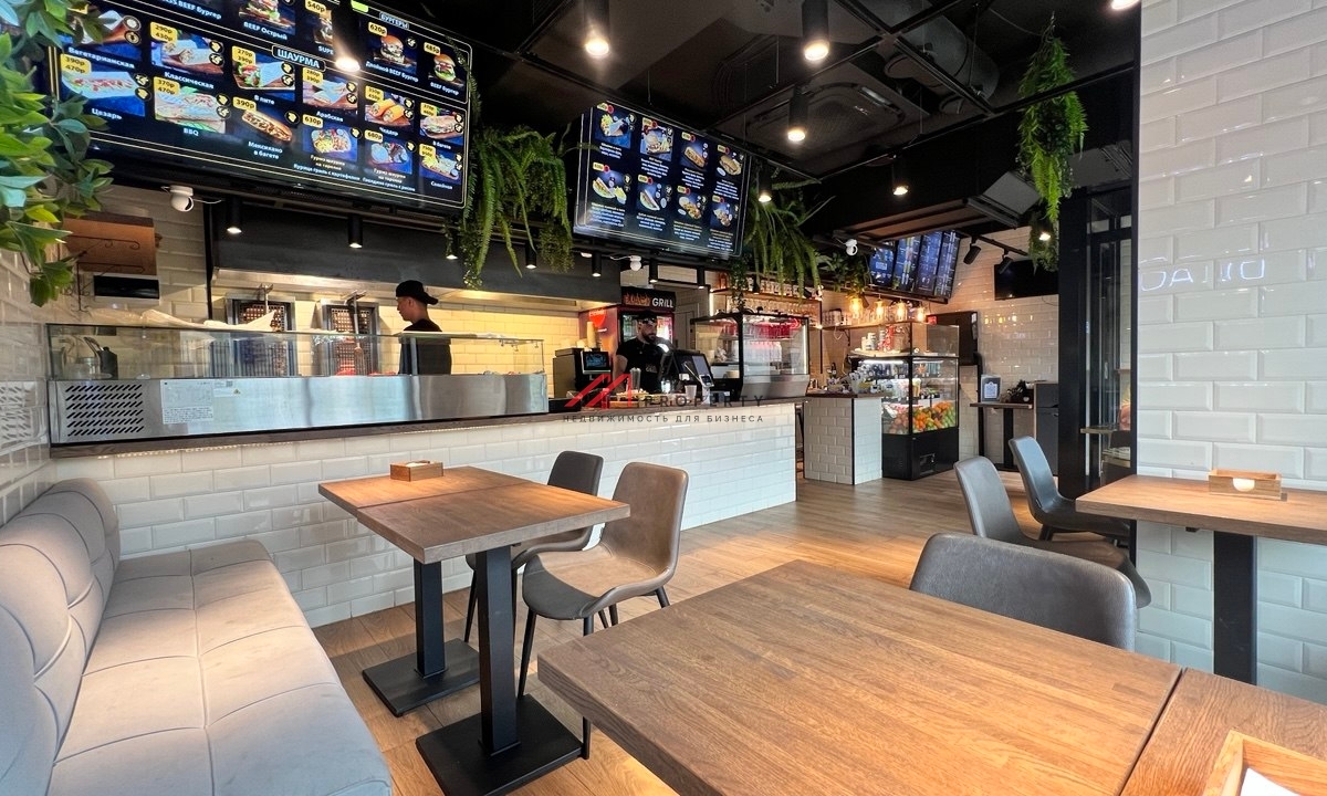 Продажа помещения с арендатором бургерная "BLACK GRIIL"