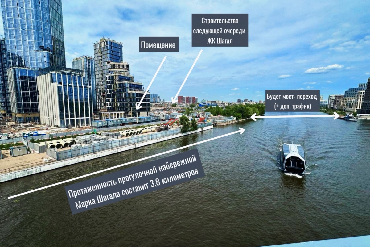 Продажа торгового помещения в ЖК "Shagal"