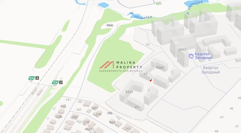 Продажа помещения с арендатором в ЖК "Квартал Западный"