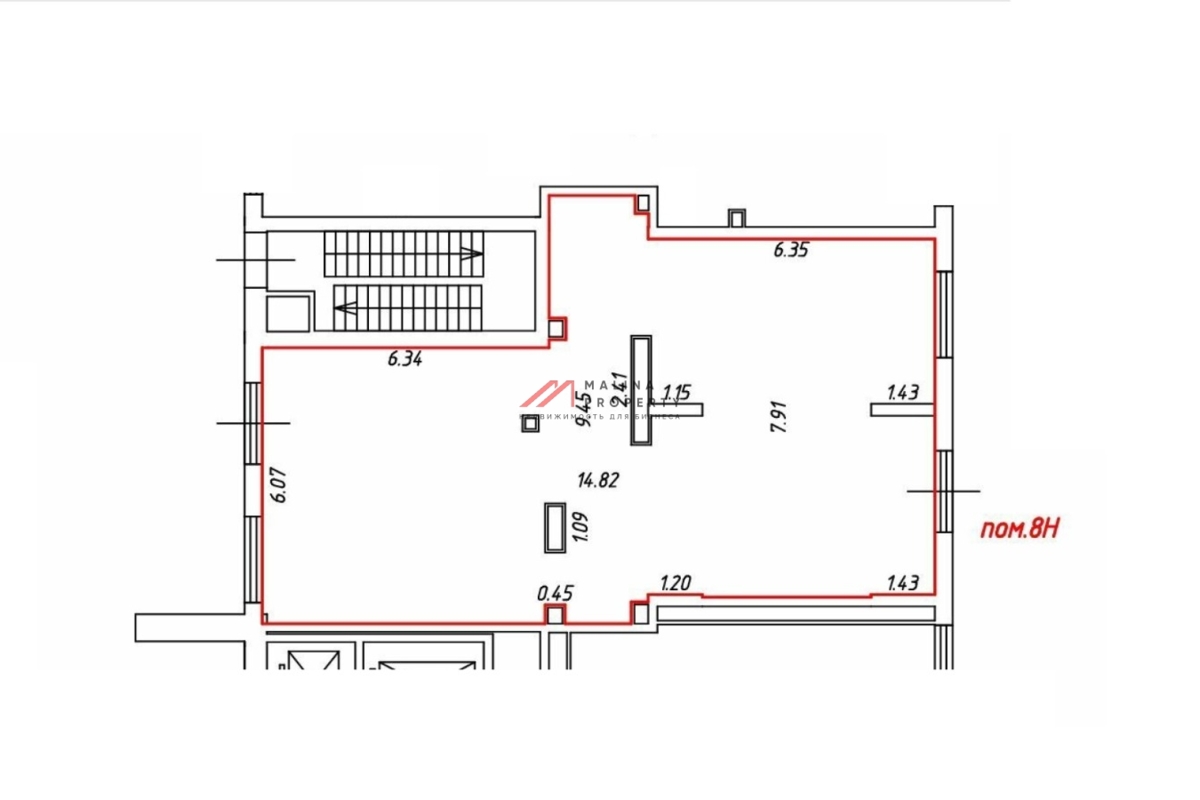 Аренда торгового помещения в ЖК Бунинские Луга 