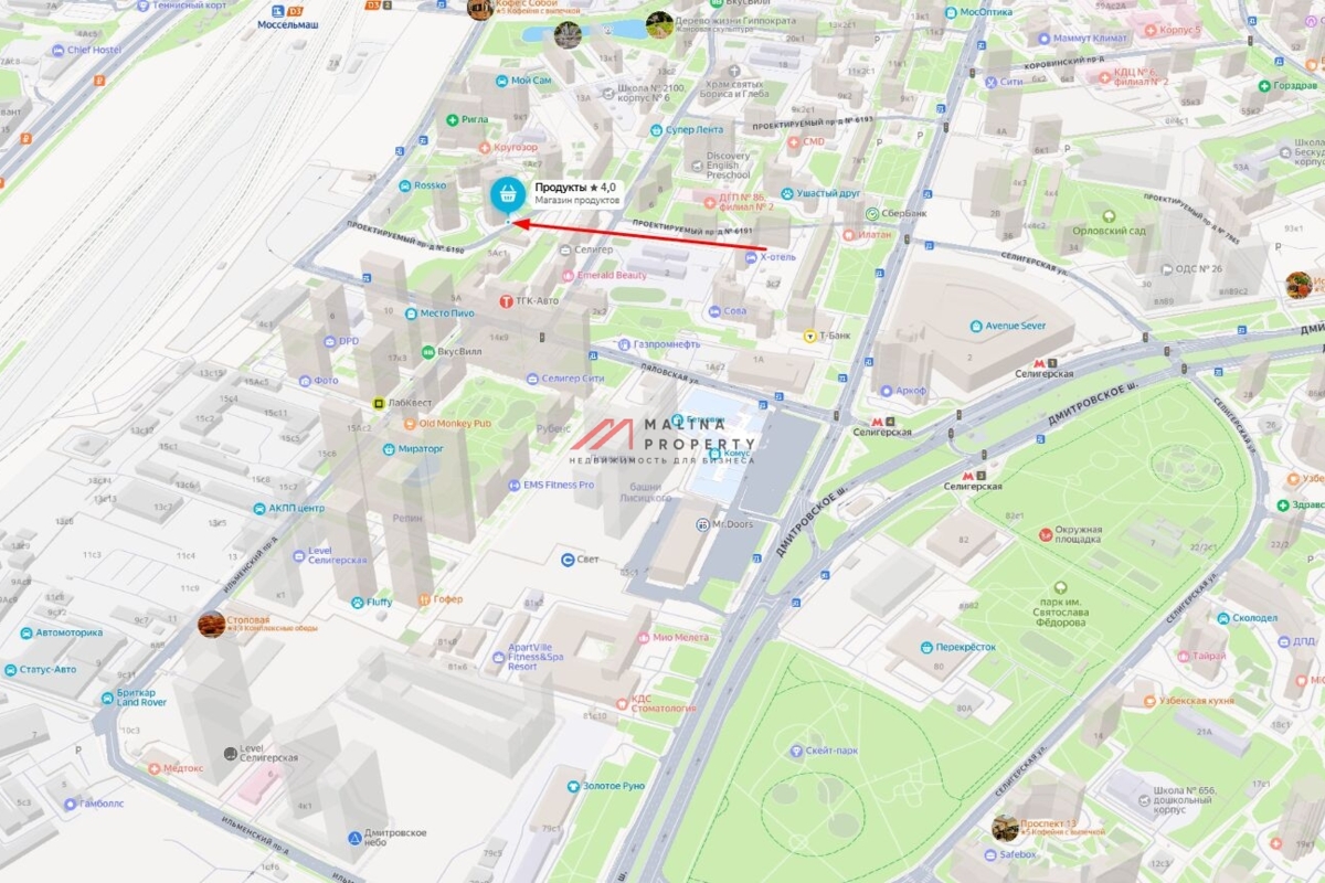 Продажа торгового помещения на Селигерской