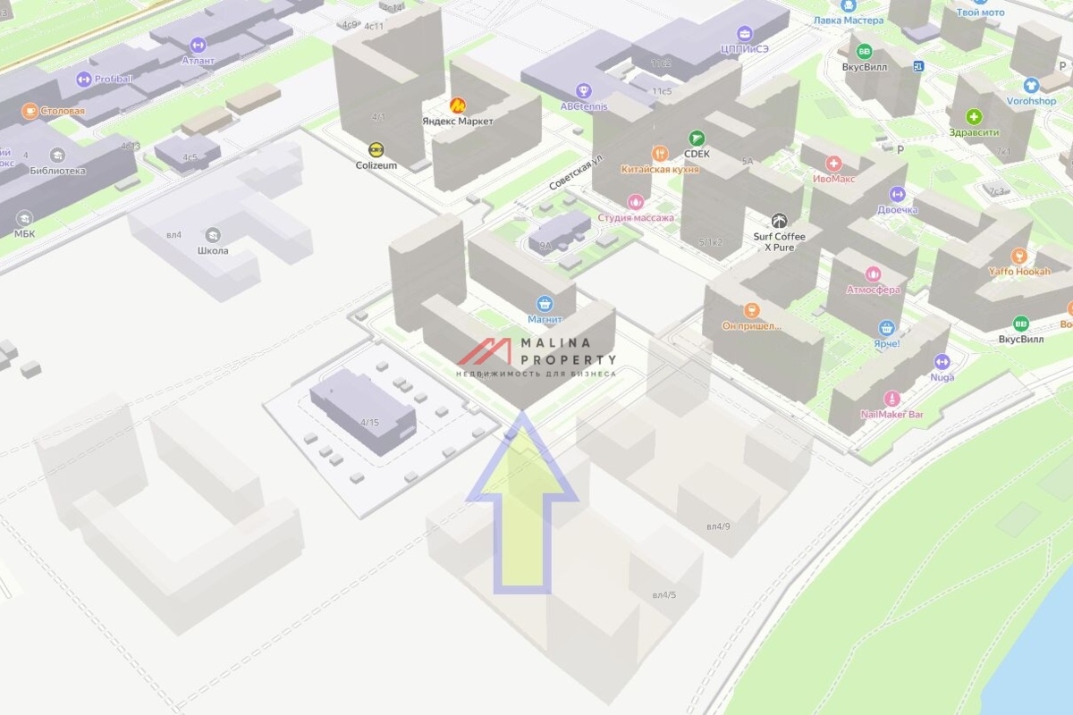 Продажа торгового помещения в новом доме