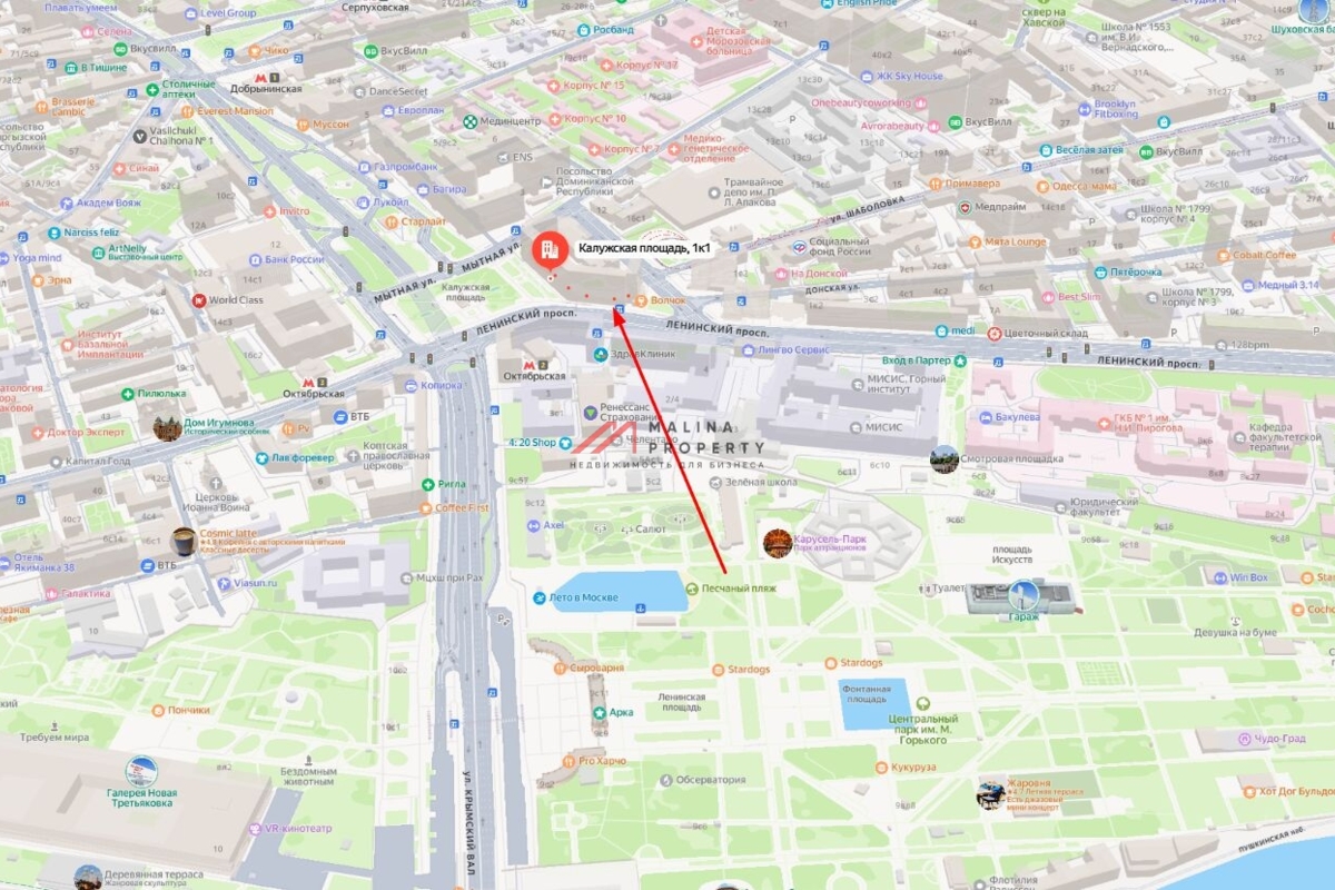 Продажа помещения с арендатором у метро Октябрьская 