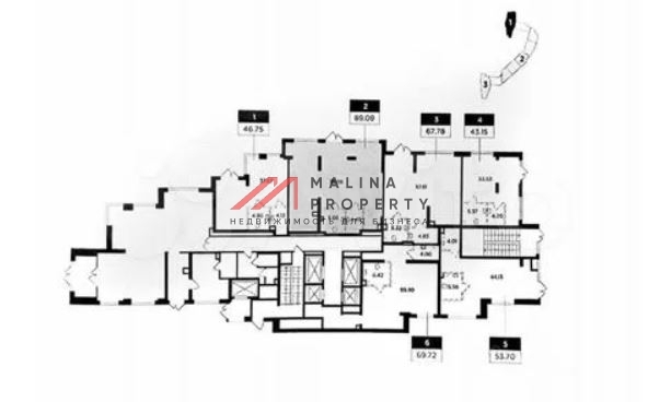 Продажа торгового помещения в ЖК "RiverSky"