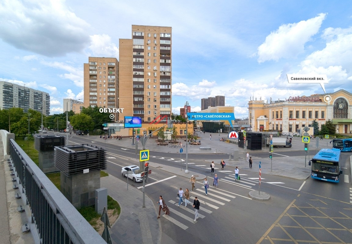 Продажа помещения с арендатором рядом с метро Савёловская 
