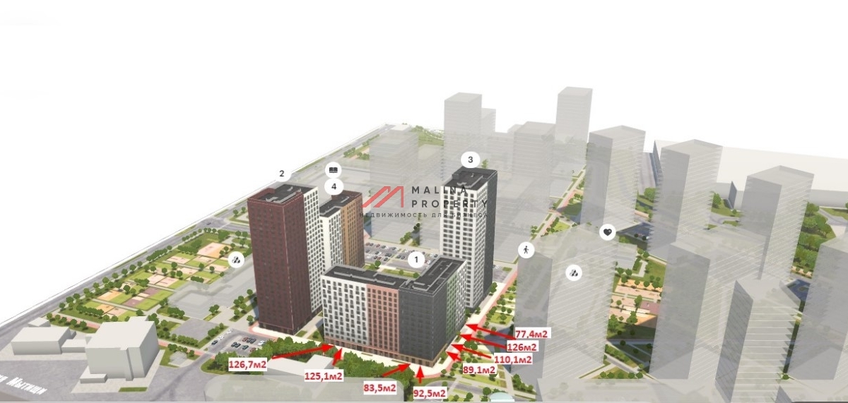 Аренда торгового помещения в ЖК Яуза Парк