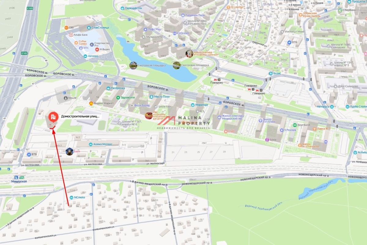 Аренда торгового помещения в ЖК "Мещерский лес"