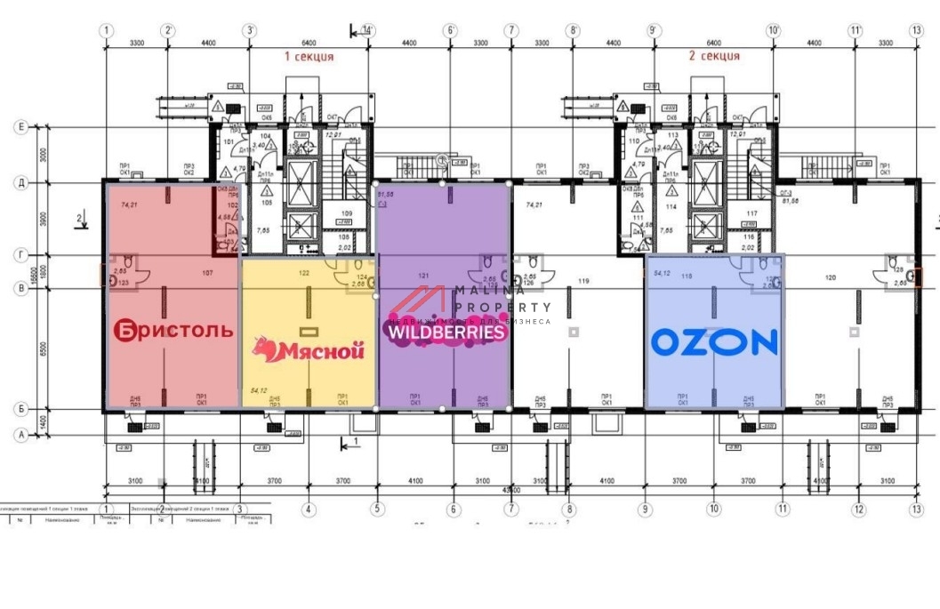 Продажа торгового помещения с арендатором Wildberries