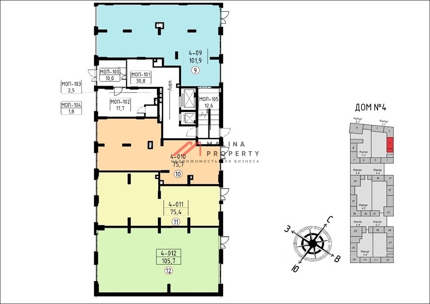 Аренда торгового помещения в ЖК "Деснаречье" 