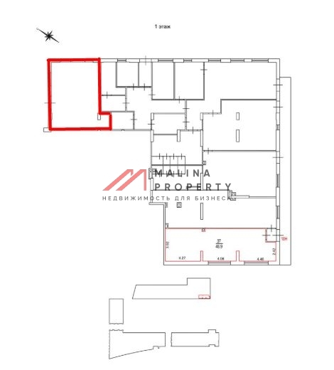 Продажа торгового помещения в жилом комплексе Тринити