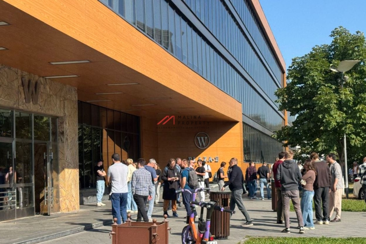 Продажа помещения с арендаторами в БЦ "W-plаza II"