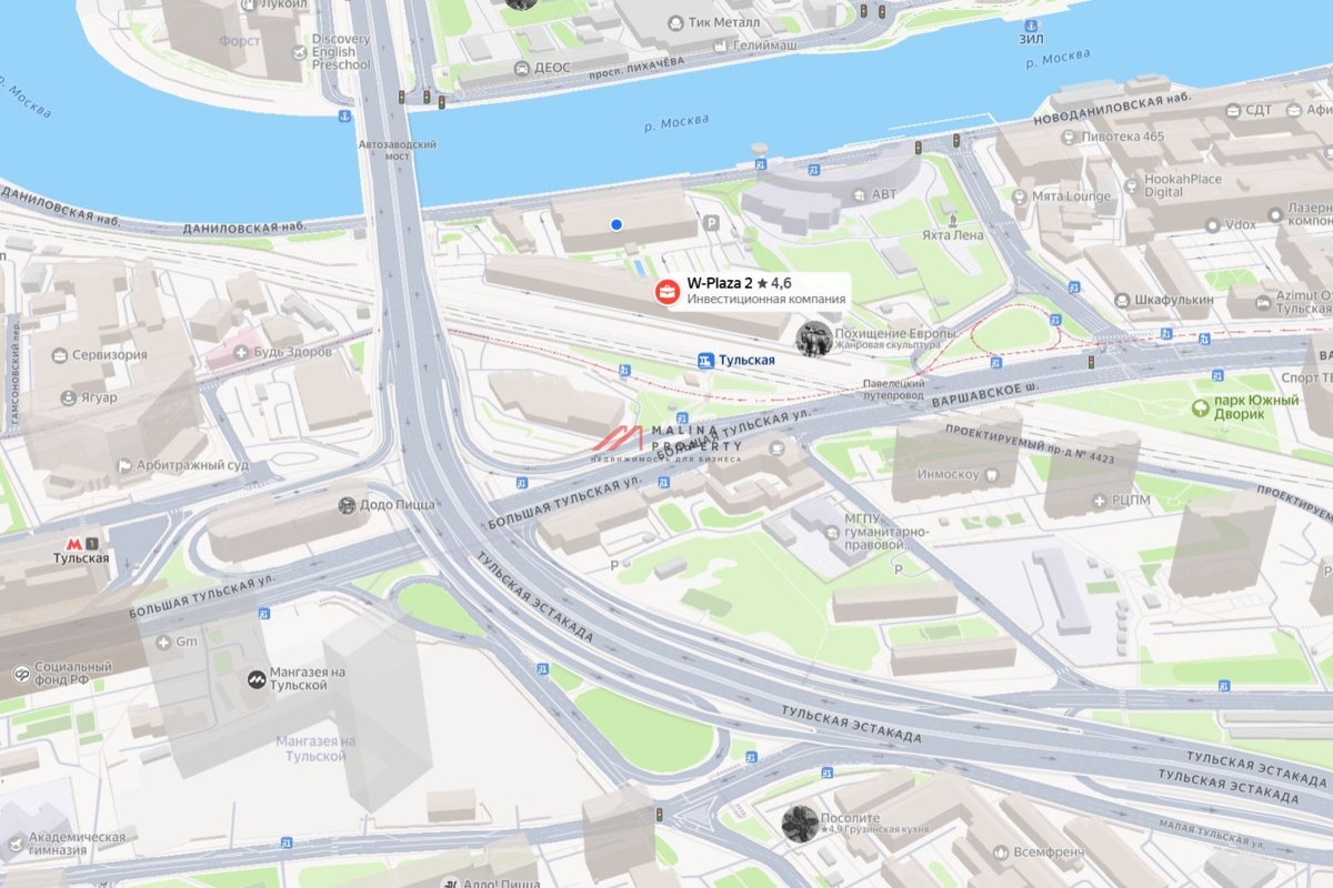 Продажа помещения с арендаторами в БЦ "W-plаza II"