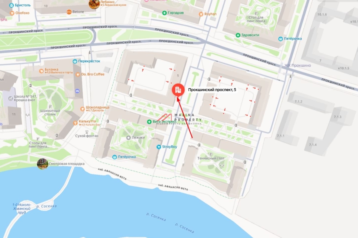 Аренда торгового помещения в ЖК "Прокшино"