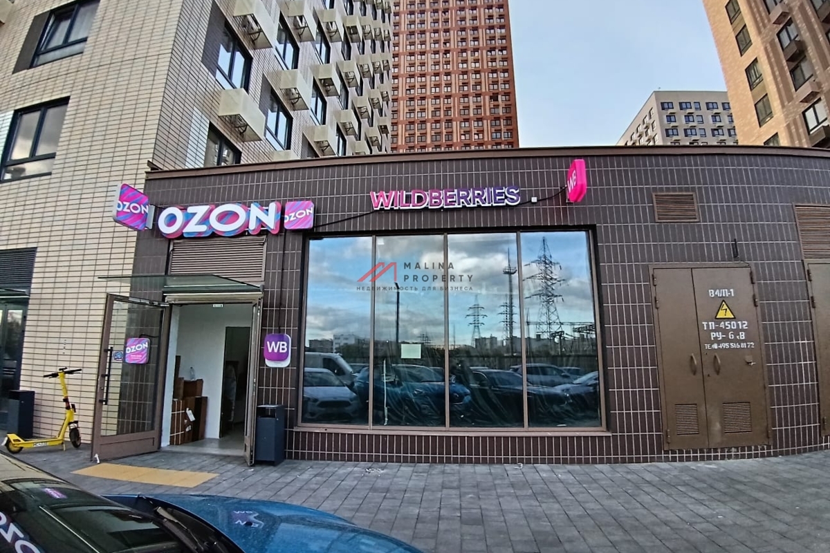 Помещение с сетевыми арендаторами в ЖК "Люблинский парк"