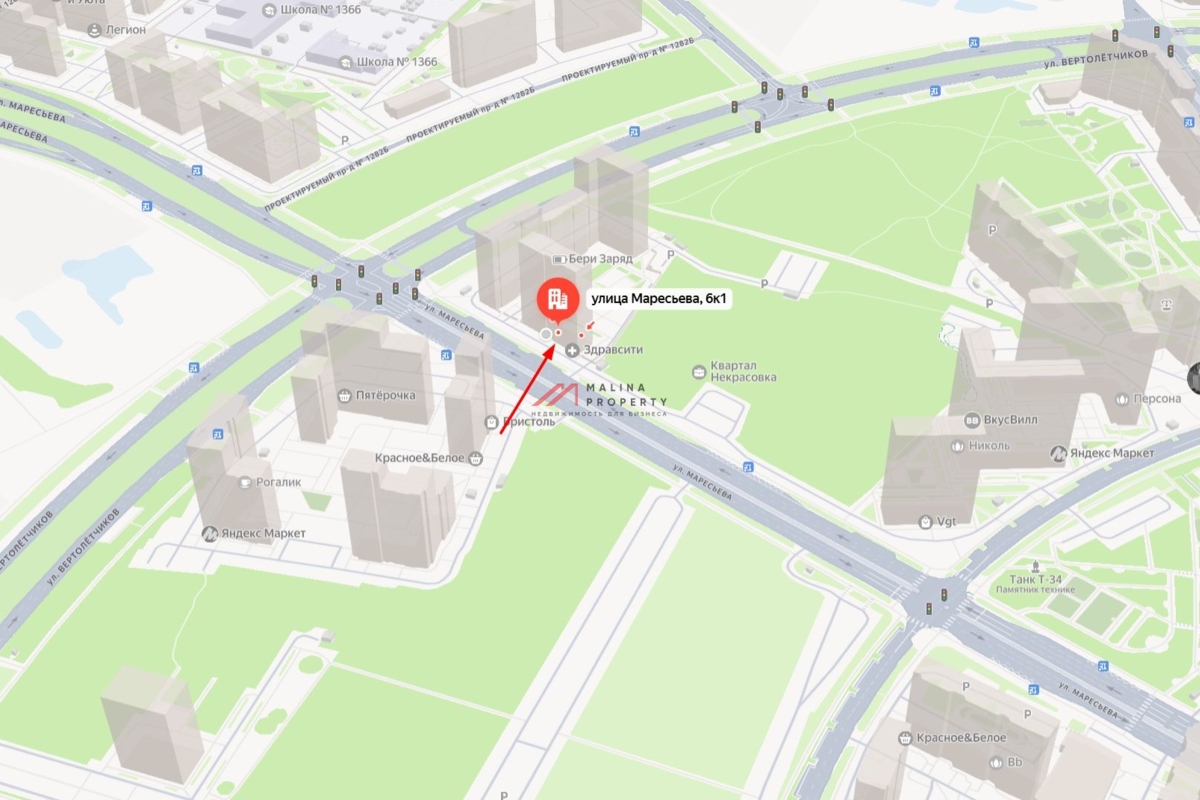 Продажа коммерческого помещения на ул. Маресьево