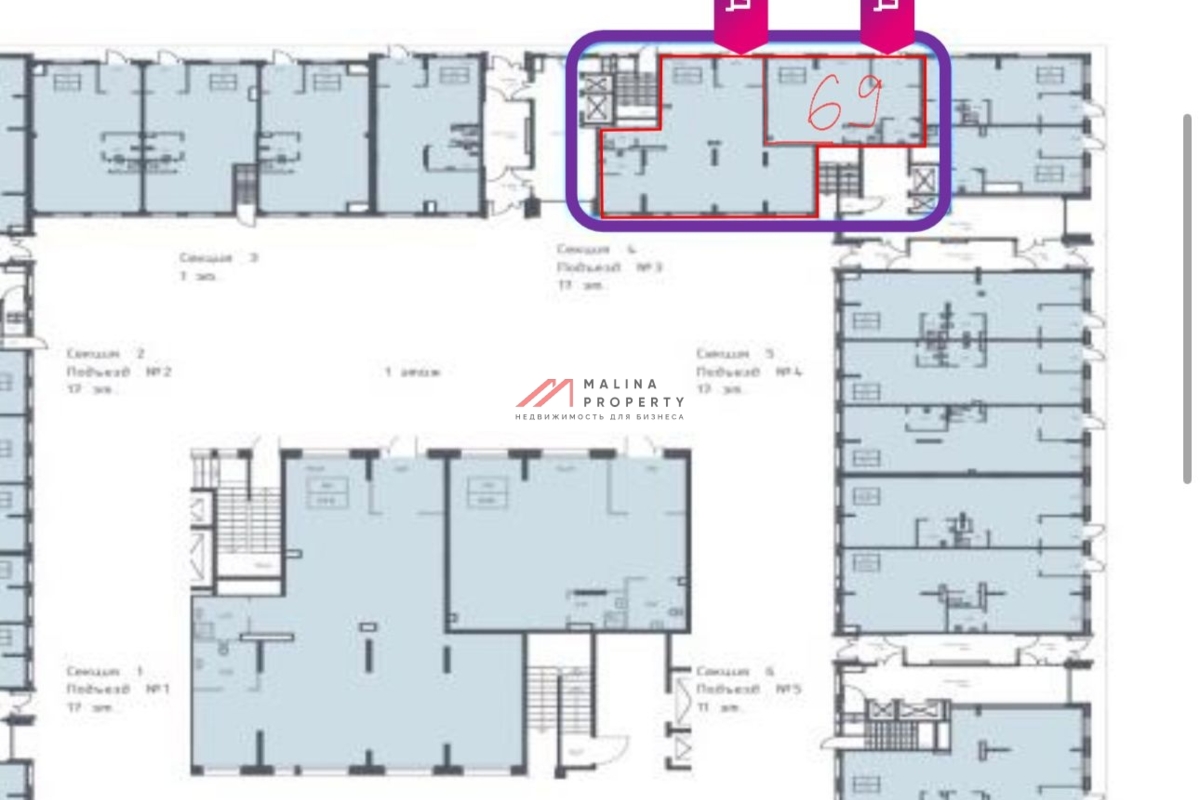 Продажа торгового помещения в ЖК "Квартал Ивакино" 