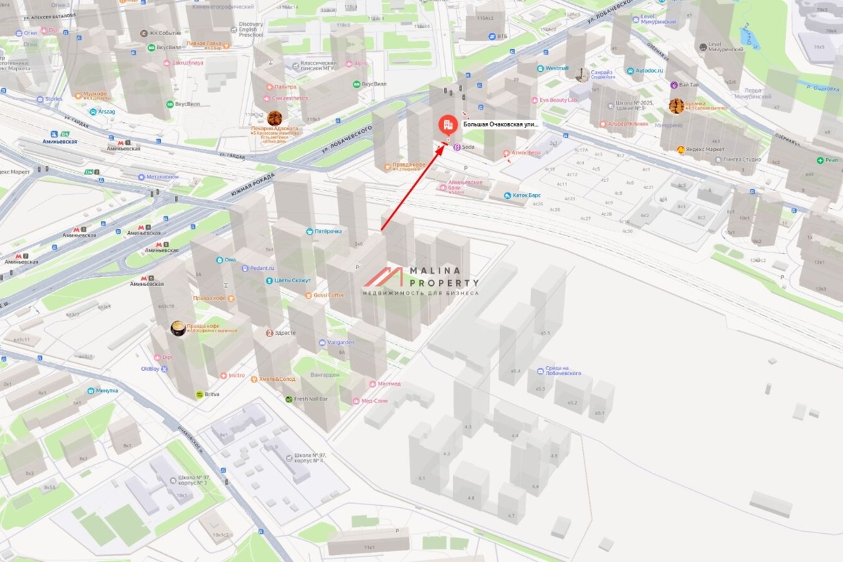 Продажа торгового помещения в ЖК " Большая Очаковская 2"