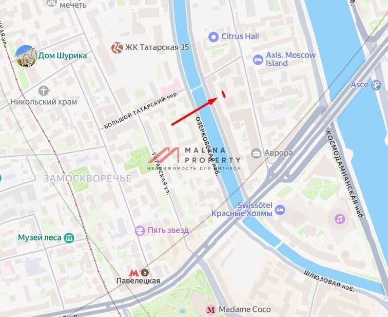 Аренда торгового помещения на Садовнической