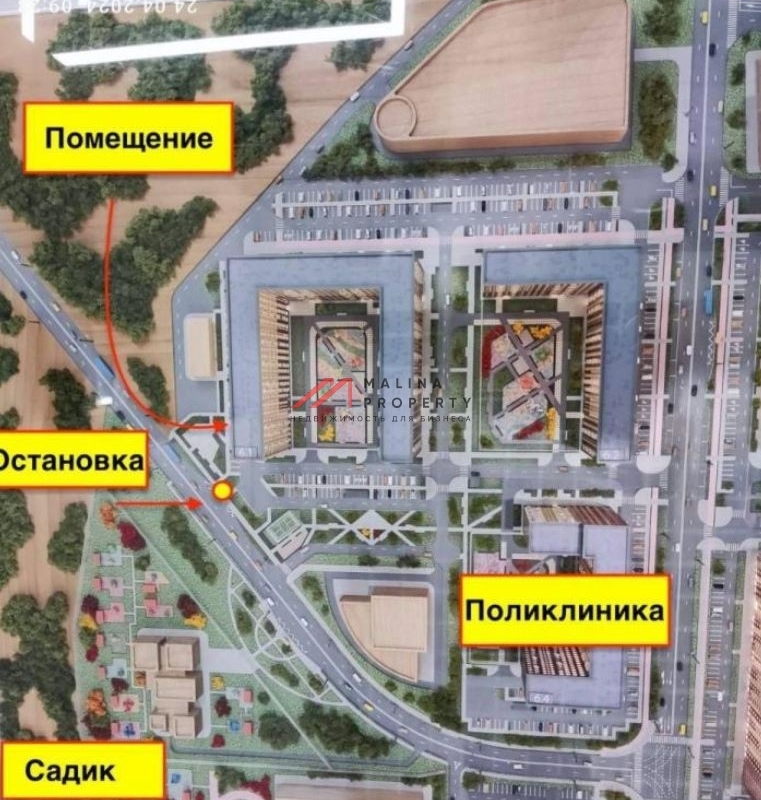 Продажа нежилого помещения с арендатором в ЖК "Томилино Парк"