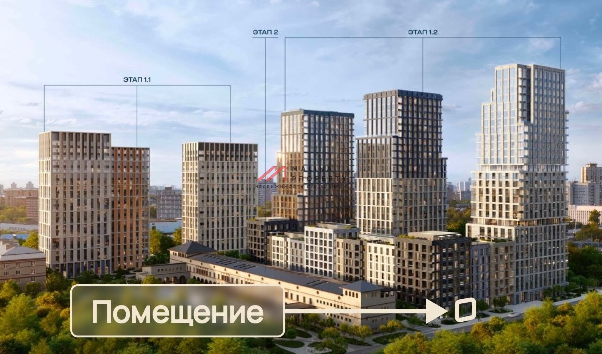 Продажа торгового помещения в ЖК "Soul" 