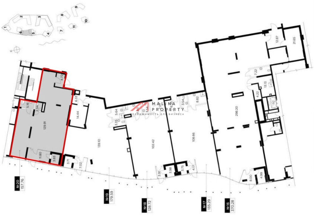 Аренда торгового помещения в ЖК "Foriver"