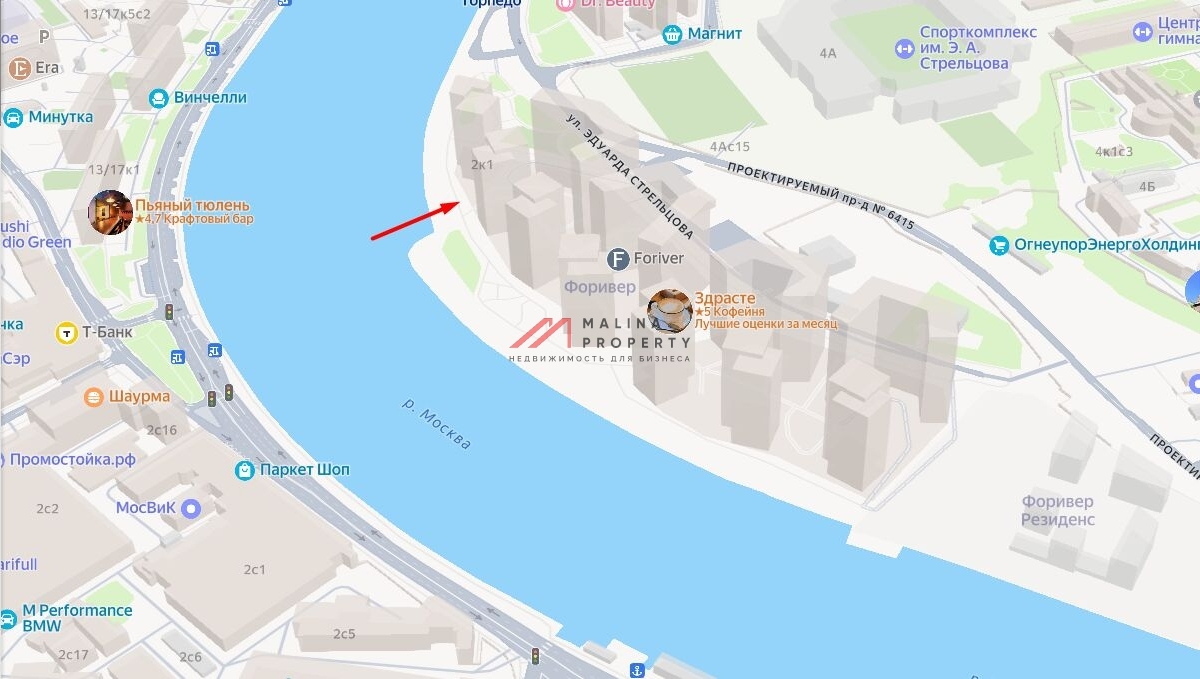 Аренда торгового помещения в ЖК "Foriver"