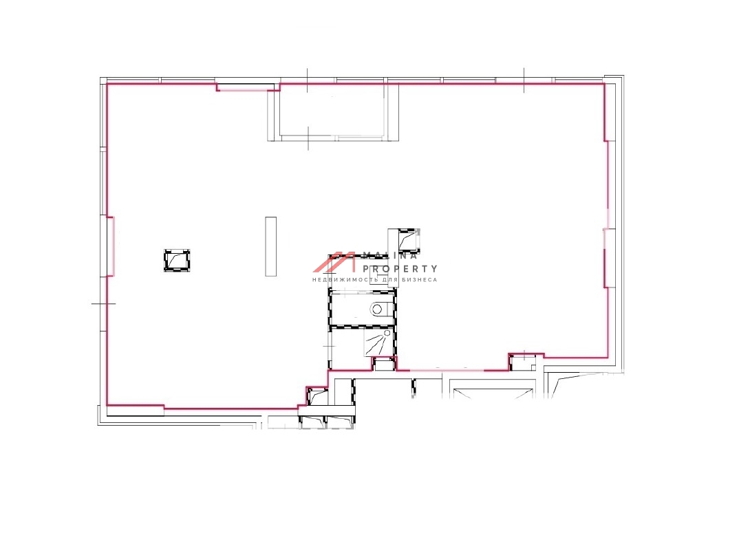Продажа помещения с сетевыми арендаторами. 