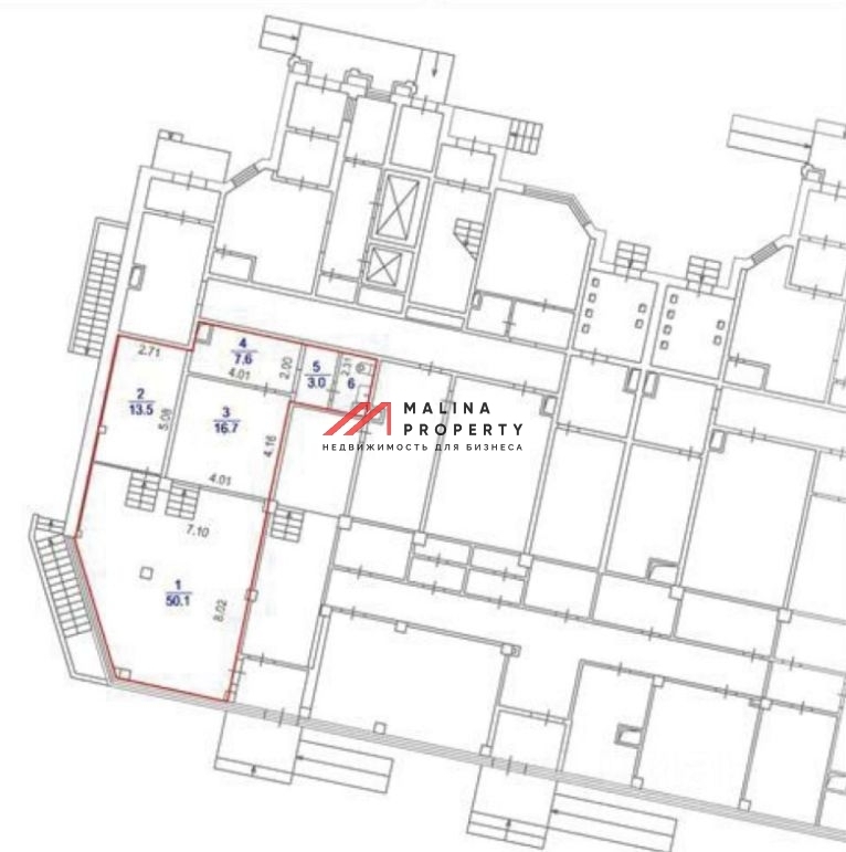 Продажа торгового помещения с арендатором Винлаб