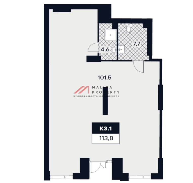 Продажа помещения в жилом комплексе ЮТУ