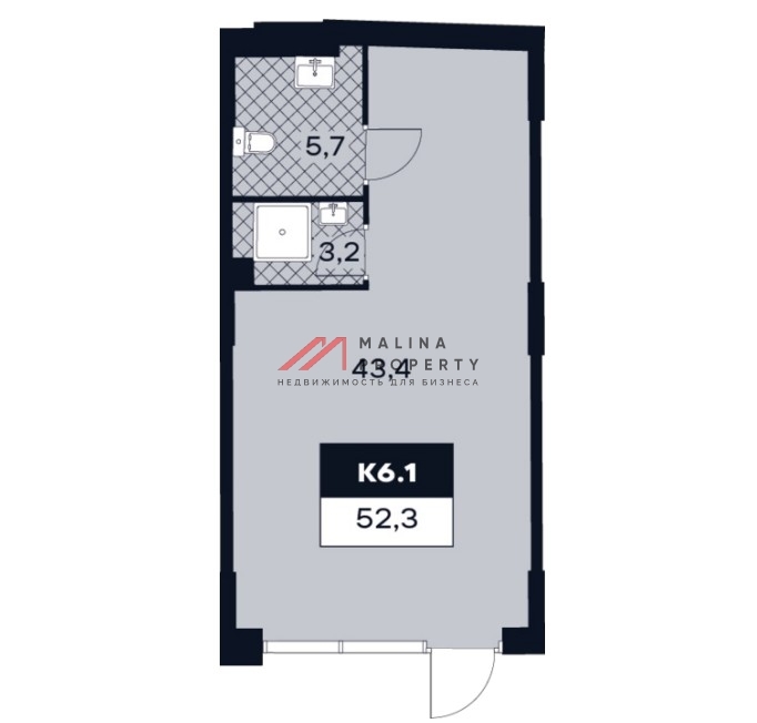 Продажа помещения в жилом комплексе ЮТУ